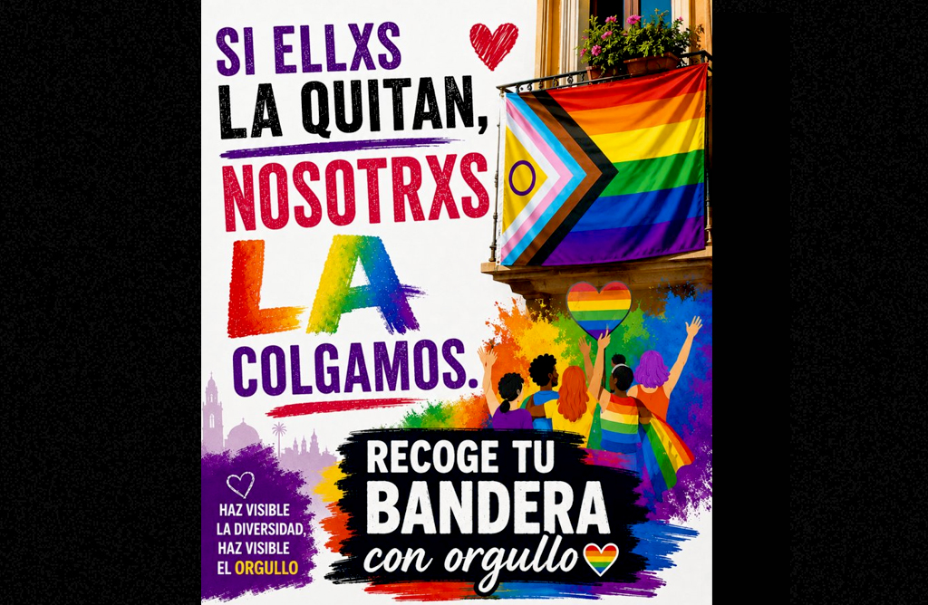 El PSOE impulsa la campa�a �Si ellxs la quitan, nosotrxs la colgamos� para visibilizar el Orgullo LGTBIQ+ en Totana 